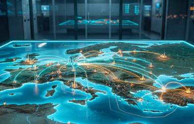 avrupa sanayi Üretim ve tedarik rotaları haritası