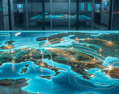 avrupa sanayi Üretim ve tedarik rotaları haritası