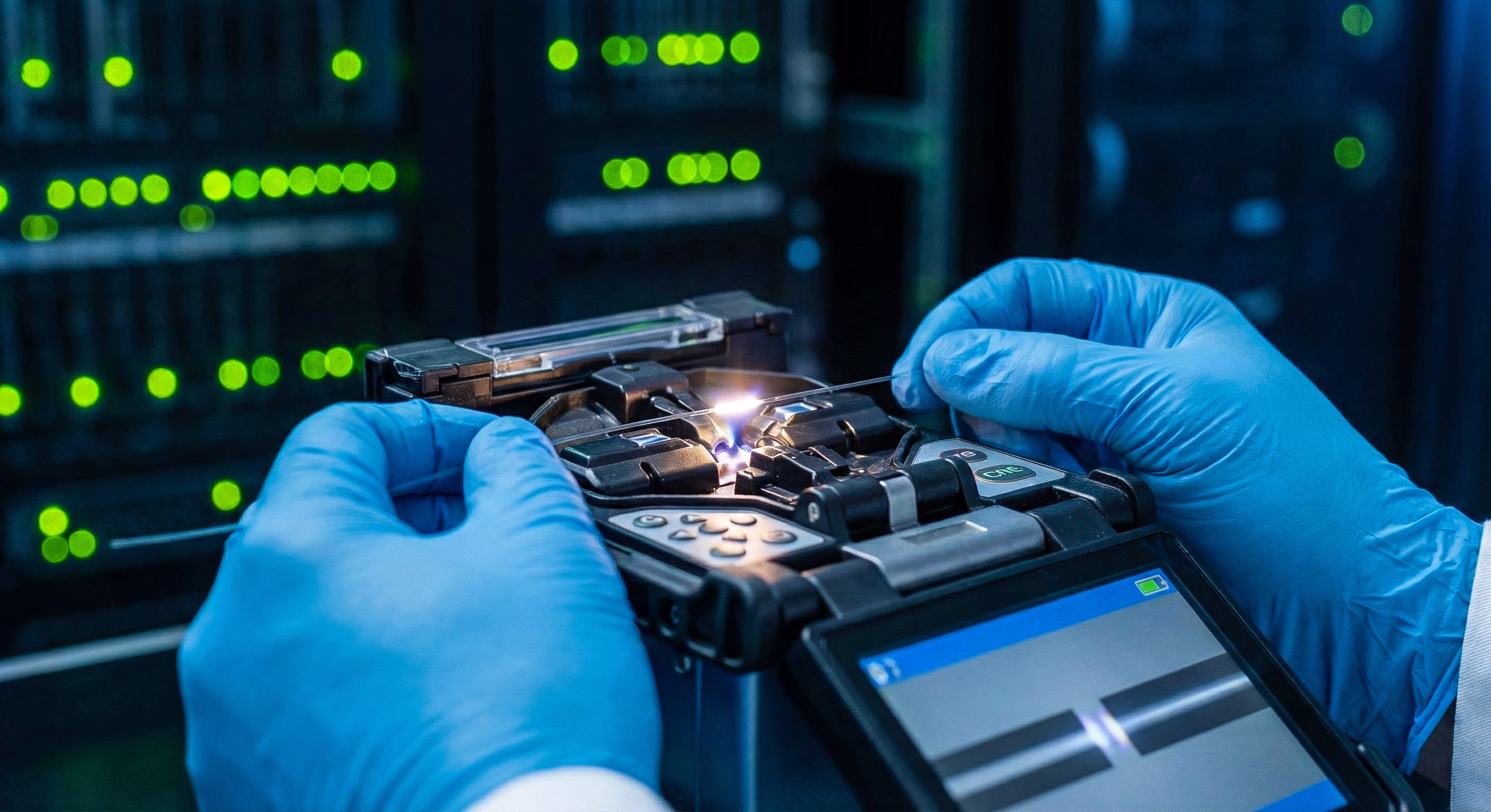 fiber optik füzyon ekleme İşlemi ve veri altyapısı