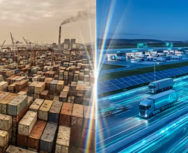 navlun krizi ve dijital lojistik koridoru karşılaştırmalı analiz görseli