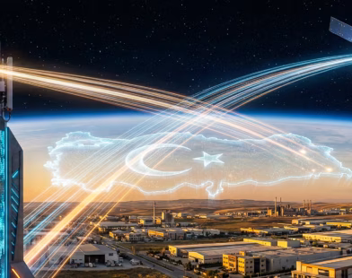 türkiye hibrit İletişim ağı 5g baz İstasyonu ve türksat 6a entegrasyonu