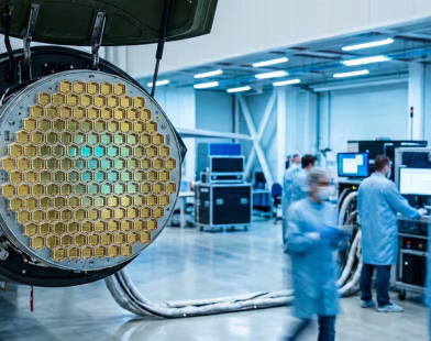 5. Nesil Savaş Uçağı AESA Radar Anteni ve GaN Modülleri