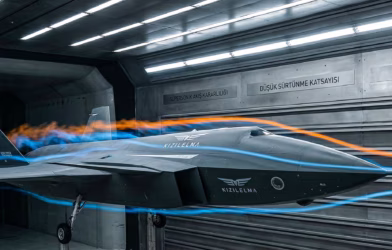 KIZILELMA Aerodinamik Test Süreci ve Süpersonik Akış Analizi Fiziksel Görünümü