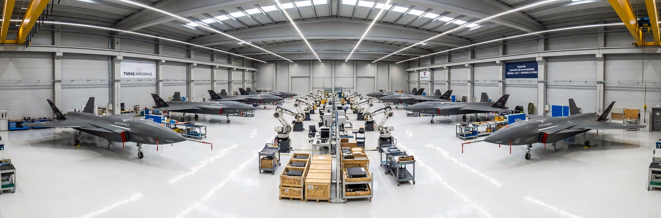 Otonom Savaş Uçağı Seri Üretim Hattı ve Endüstriyel Darboğaz Analizi