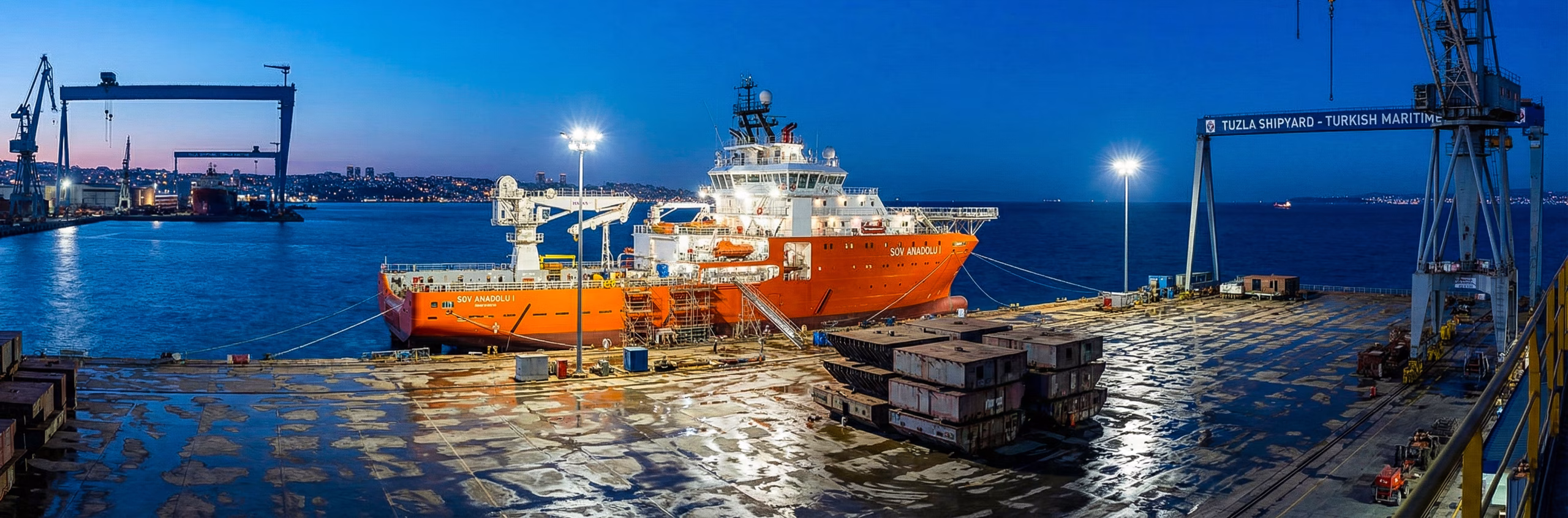Türk Gemi İnşa Sektörü İhracat Tersanesi ve SOV Gemisi