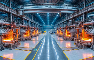 Türkiye Ham Çelik Üretimi Tesisleri ve Elektrik Ark Ocağı Ergitme Hattı