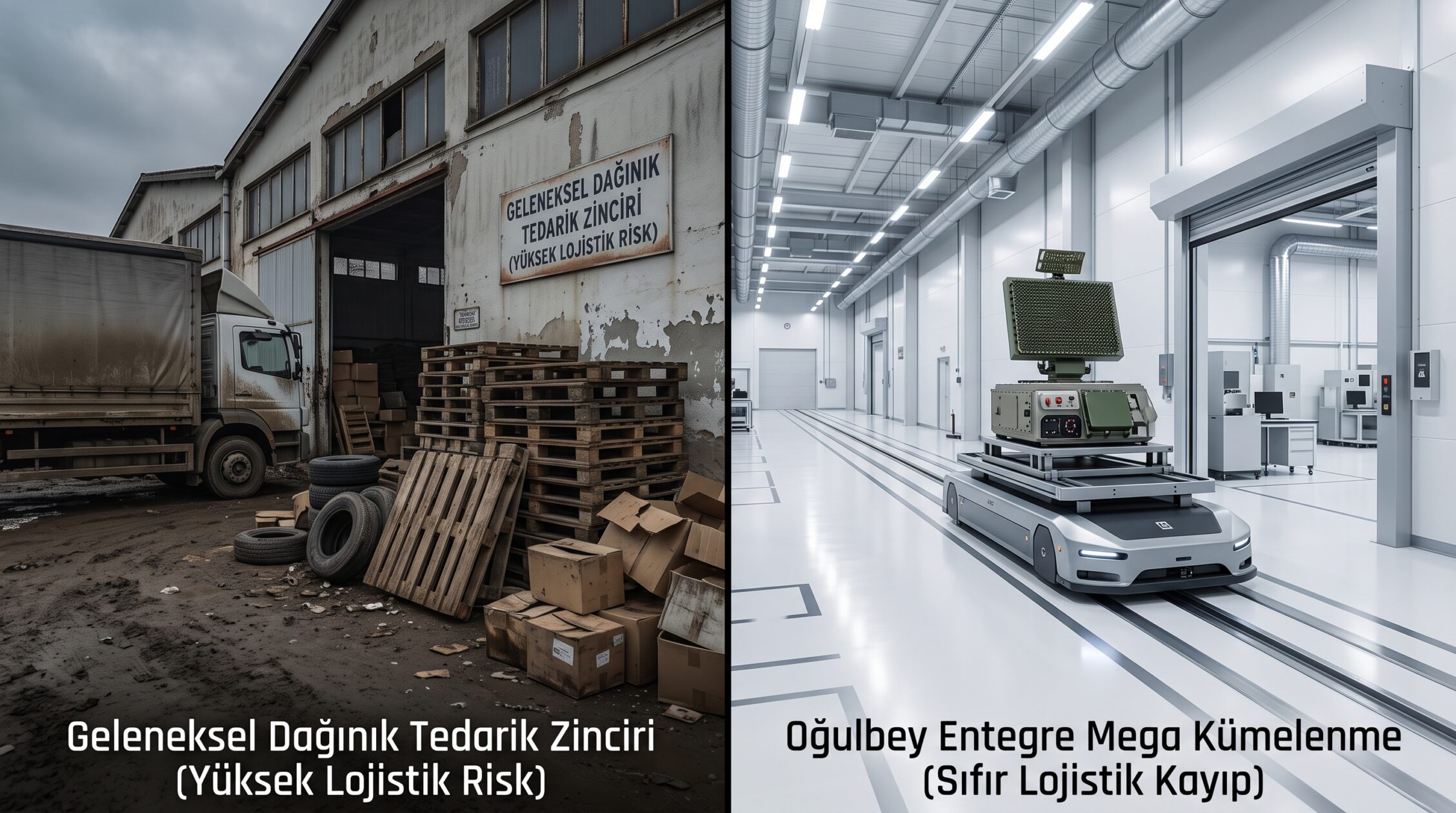 Dağınık Savunma Sanayii ve Oğulbey Entegre Mega Kümelenme Karşılaştırması