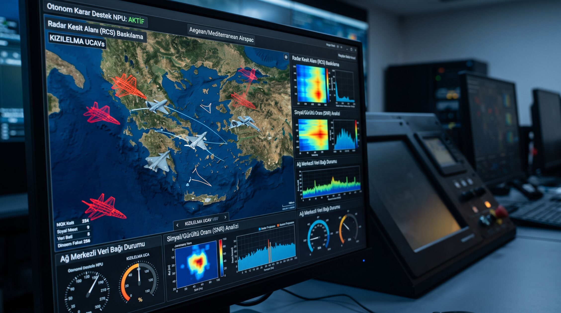 KIZILELMA Otonom Sensör Füzyonu ve Radar Kesit Alanı (RCS) Analiz Arayüzü