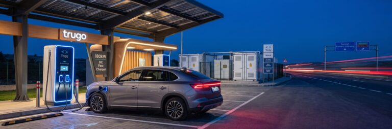 Togg T10F Elektrikli Sedan ve Trugo Ultra Hızlı Otonom Şarj İstasyonu Ekosistemi