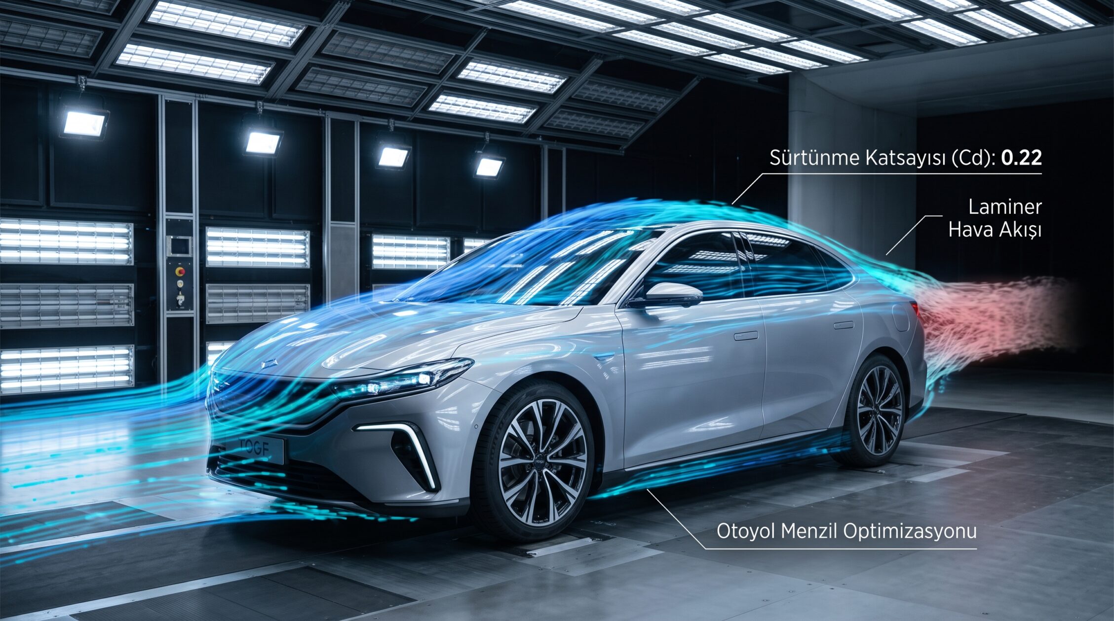Togg T10F Fastback Aerodinamik Akış Analizi ve Hava Sürtünme Katsayısı