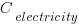 C_{electricity}